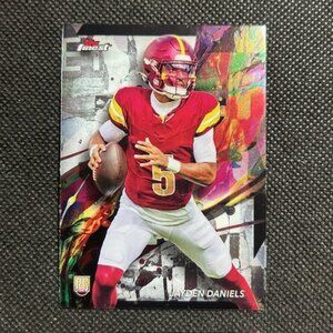 2024 Topps Finest Jayden Daniels RC Rookie #67 Washington Commanders